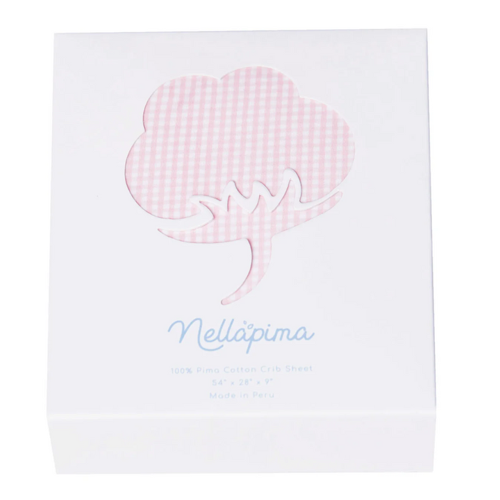 Crib Sheet - Pink Gingham