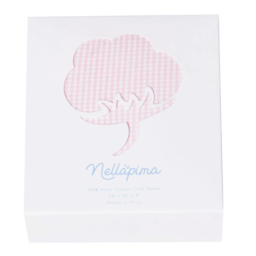 Crib Sheet - Pink Gingham