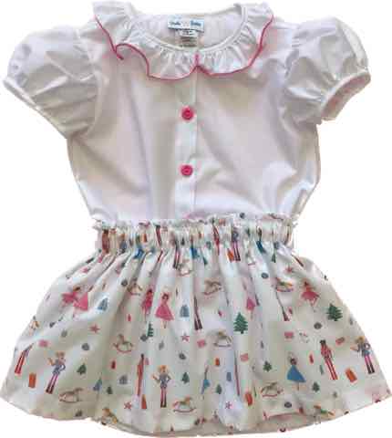 Olivia Skirt Set - Nutcracker