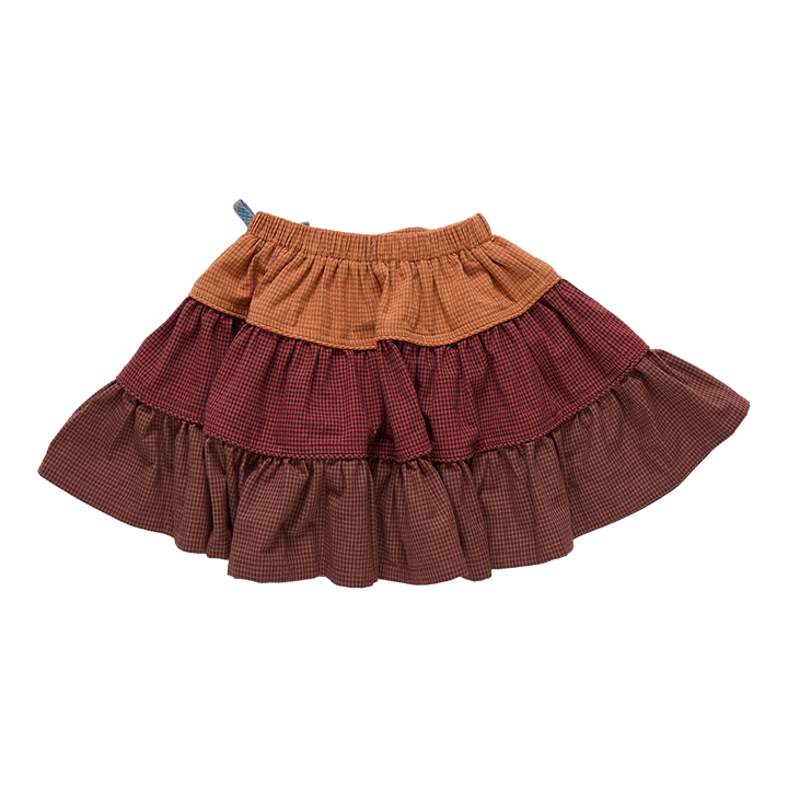 Allie Skirt - Mixed Checks