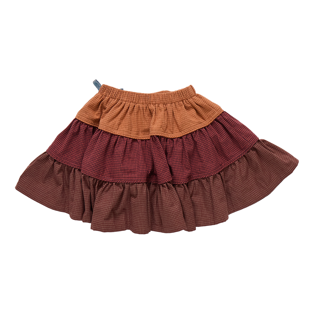 Allie Skirt - Mixed Checks