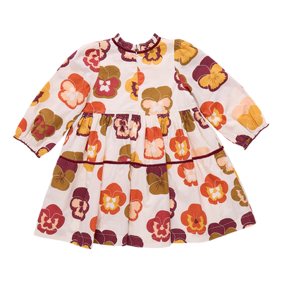 Charlie Dress - Autumn Pansies