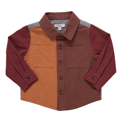 pink chicken Jack Shirt - Mixed Checks