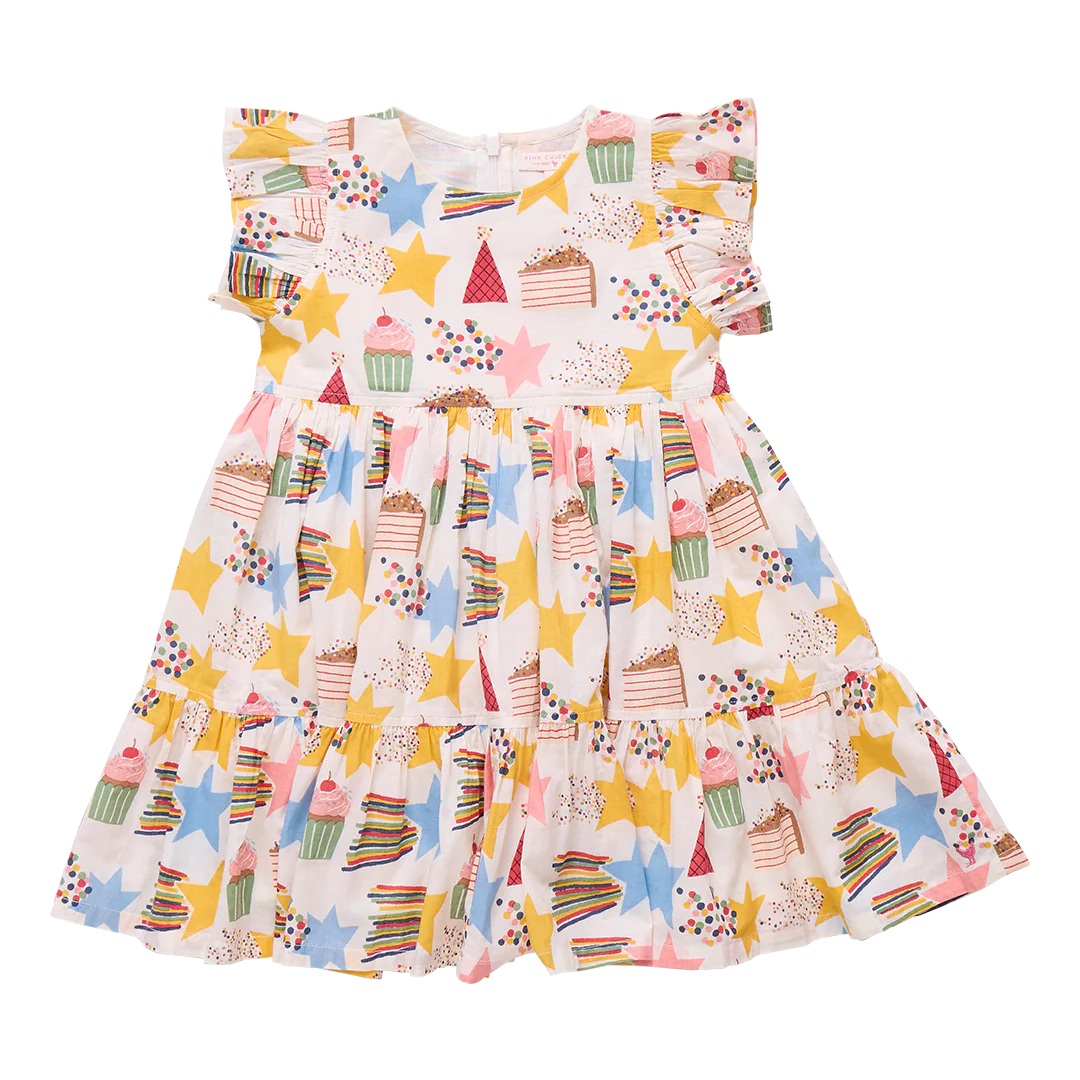 pink chicken Jennifer Dress - Birthday Star
