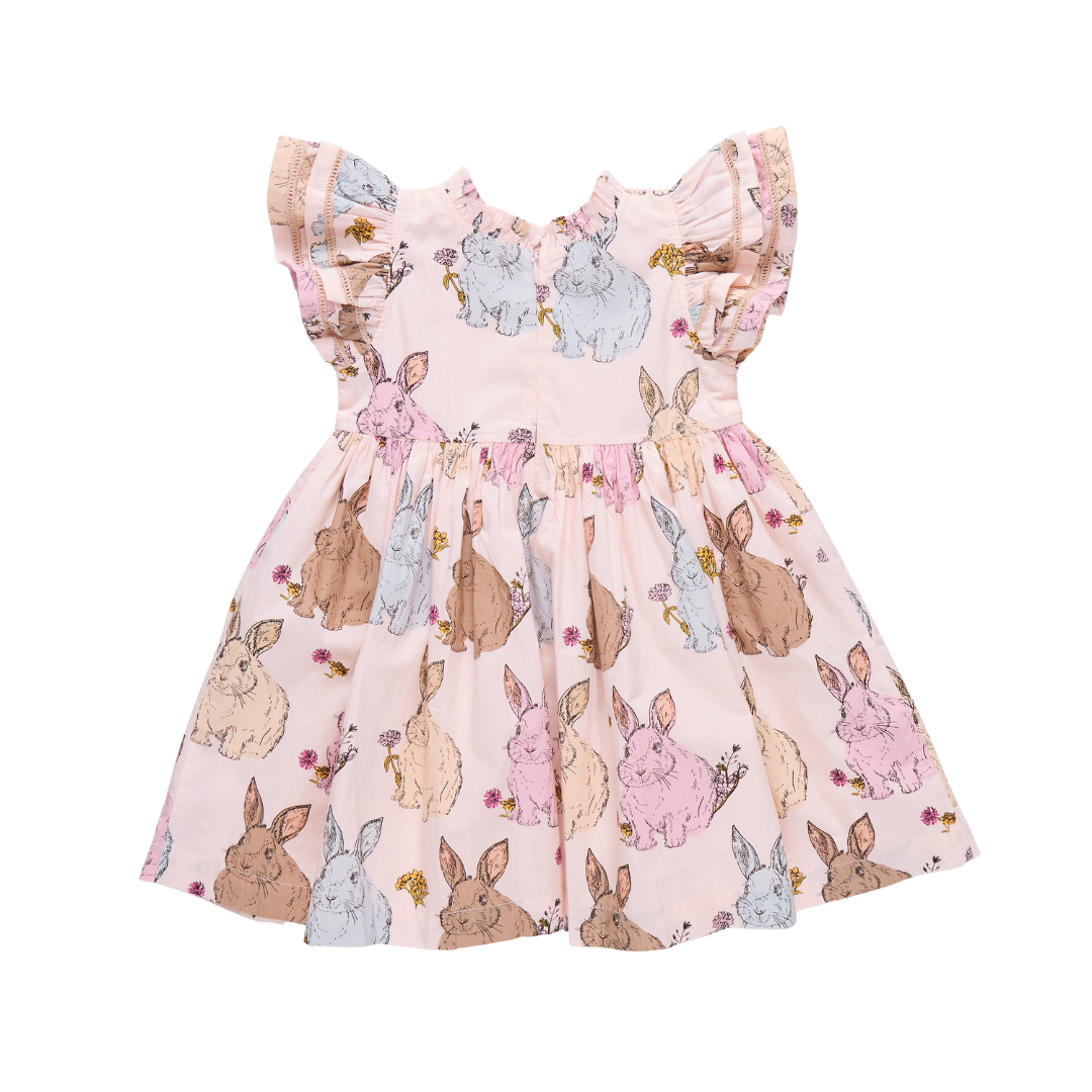 pink chicken Jennifer Dress - Vintage Bunnies