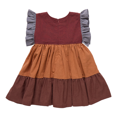 Kit Dress - Mixed Checks