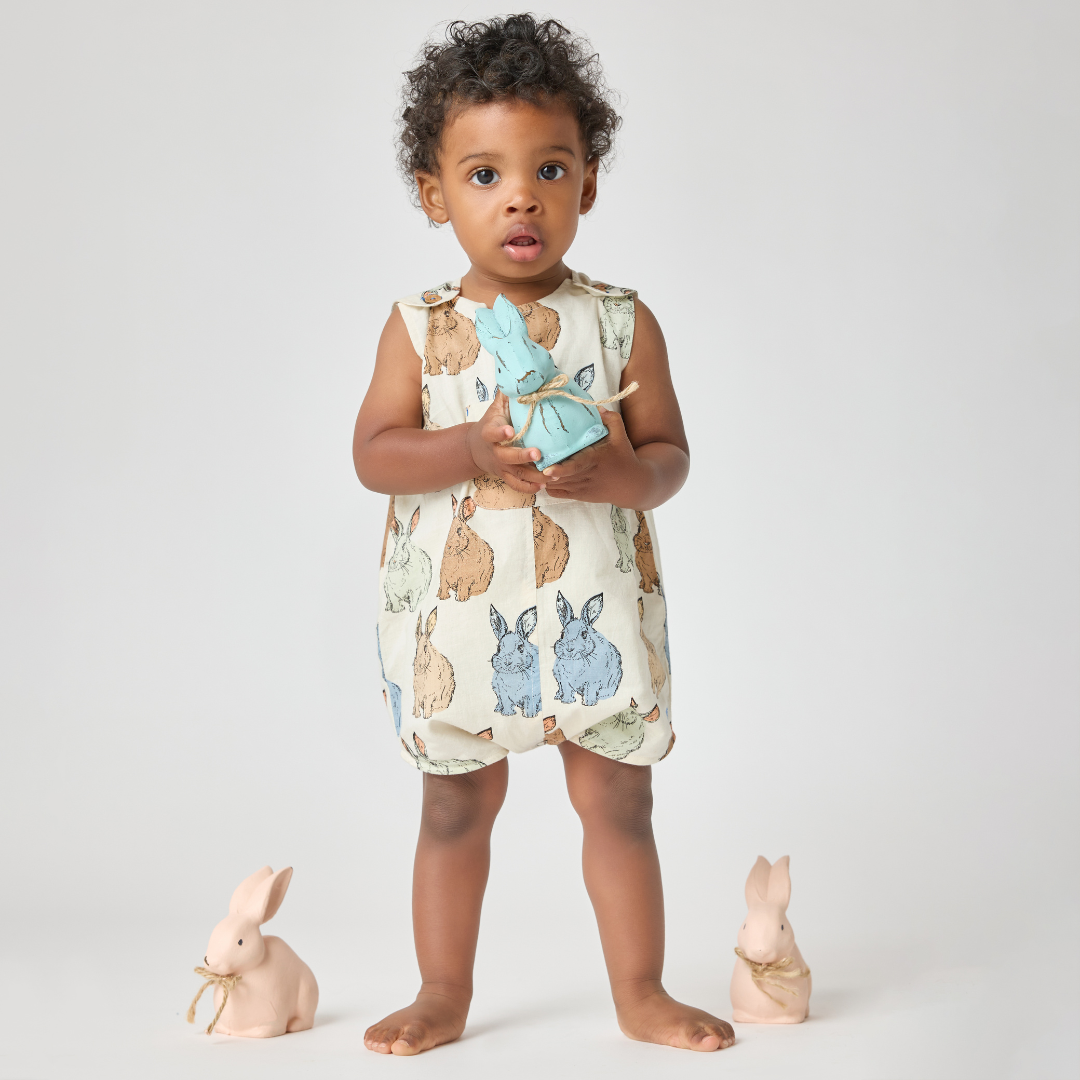 Noah Jumper - Blue Vintage Bunnies