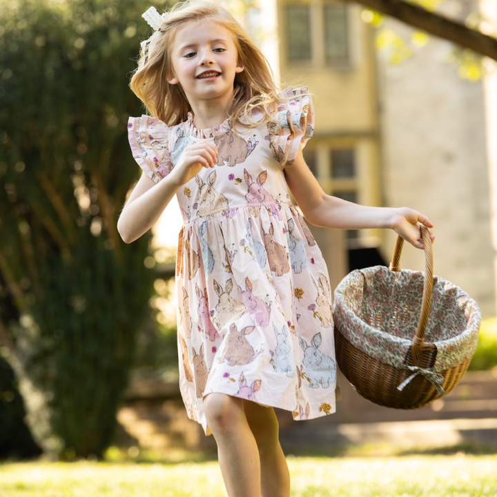 Stevie Dress - Vintage Bunnies