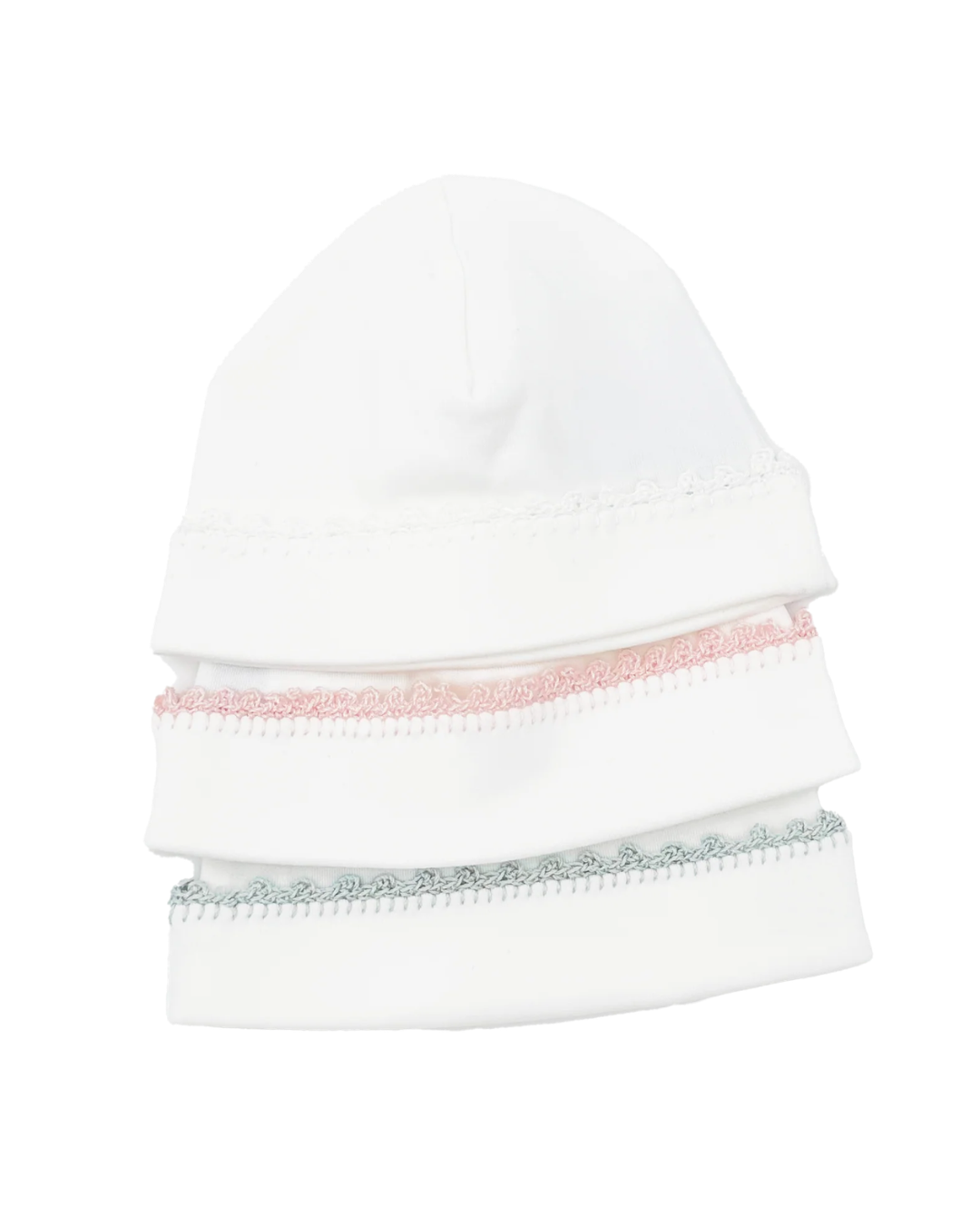 pixie lily Jersey Cap with Elegant Crochet Tatting Edge
