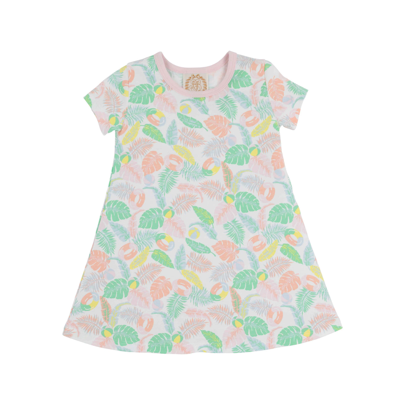 Polly Play Dress - Happy in Harbour Island with Palm Beach Pink