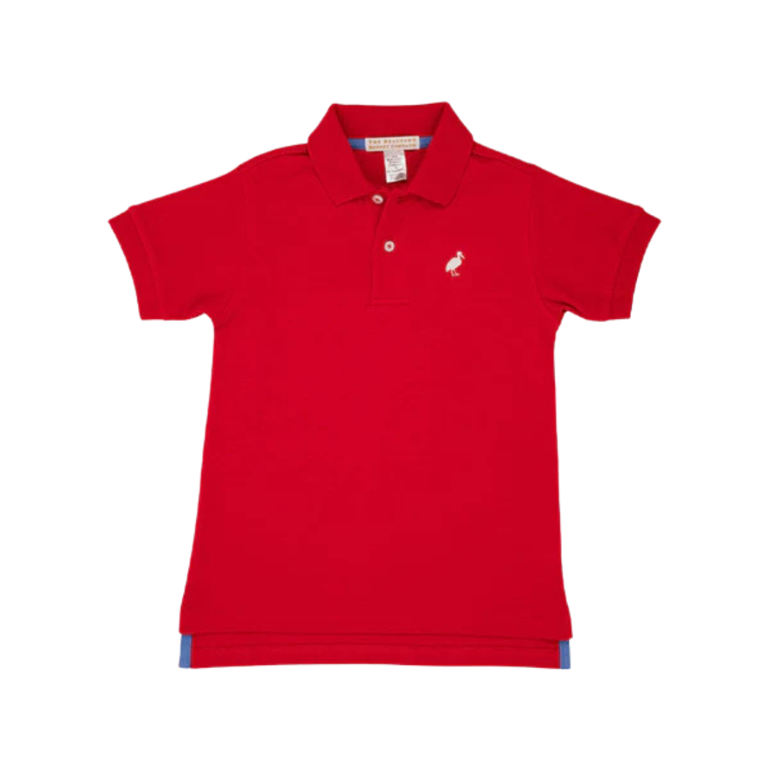 Prim and Proper Polo SS Pima - Richmond Red