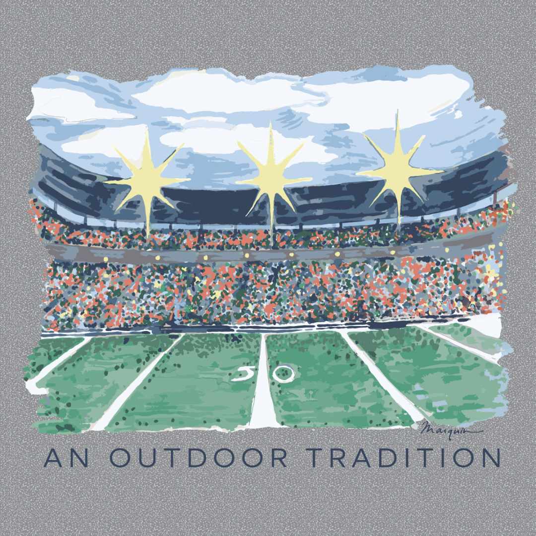 SS Performance T-Shirt - Heather Gray Football Stadium