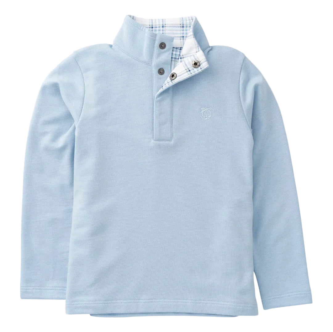 prodoh Sporty Snap Pullover - Cashmere Blue