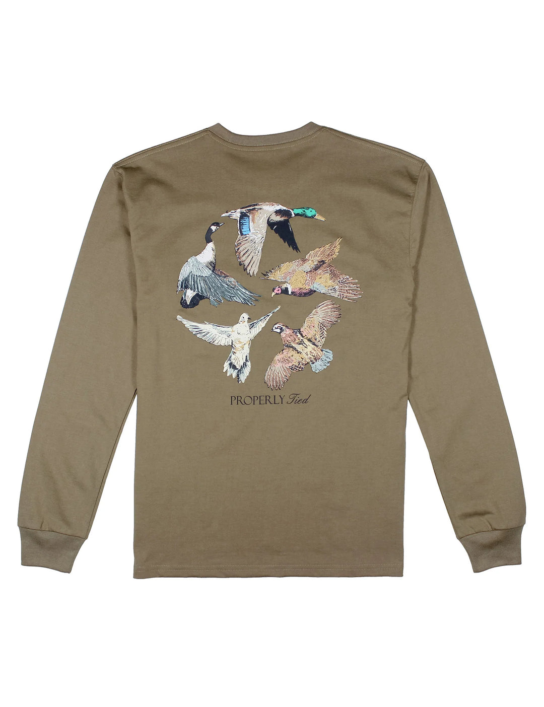 T-Shirt Long Sleeve - Flock - Tan