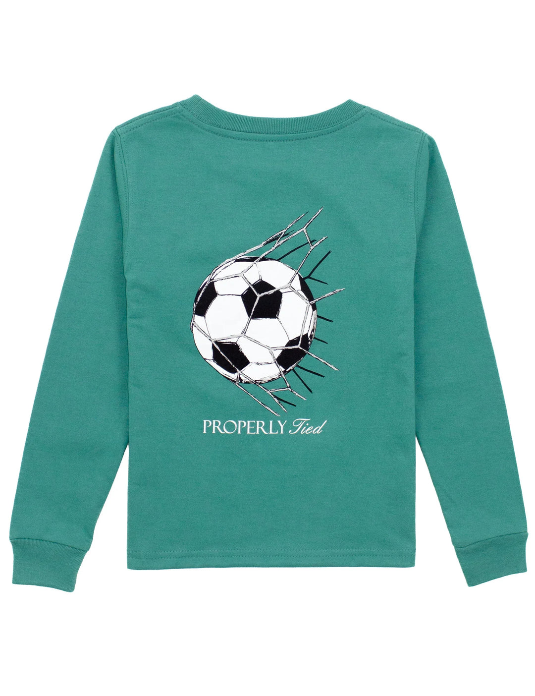 T-Shirt Long Sleeve - Goal - Teal