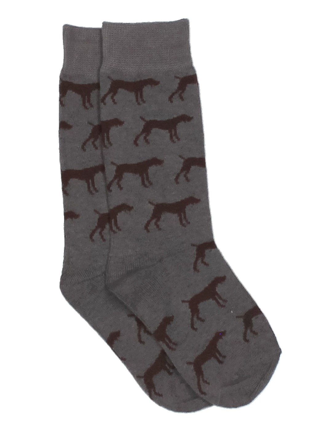 properly tied Lucky Duck Sock - Pointer dog