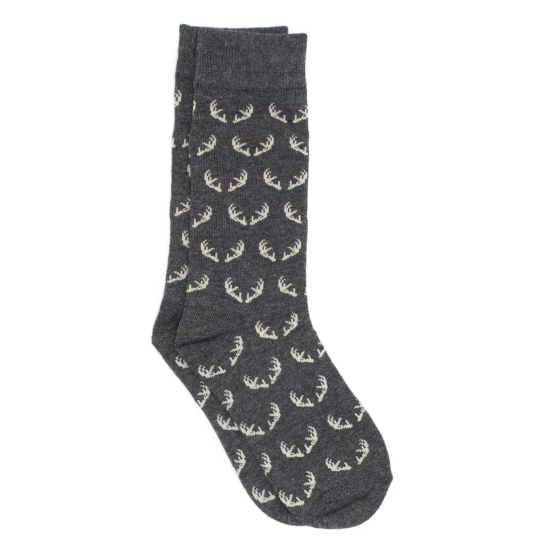 Lucky Duck Sock - Antlers