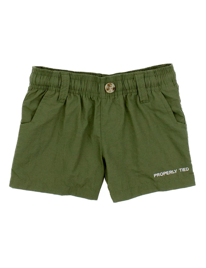 properly tied Mallard Short - Olive