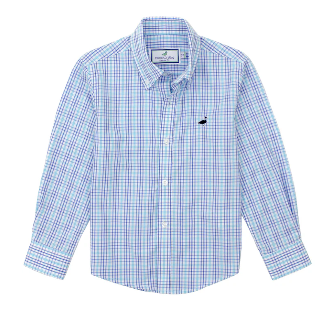 properly tied Seasonal Sportshirt - Deane Check