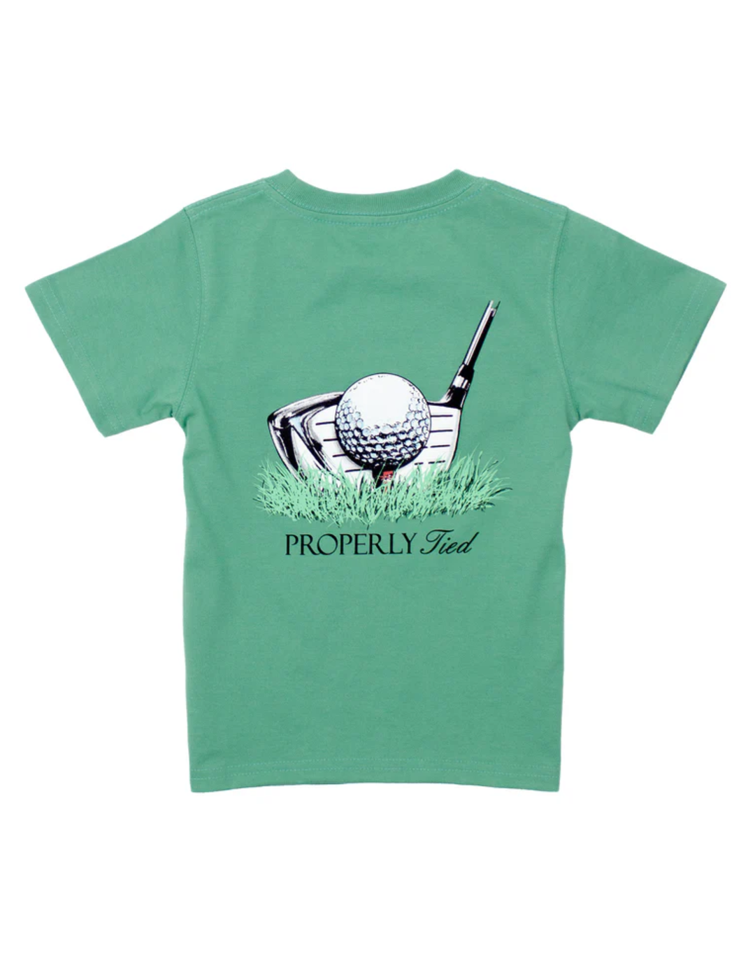 properly tied T-Shirt Short Sleeve - Driver - Ivy