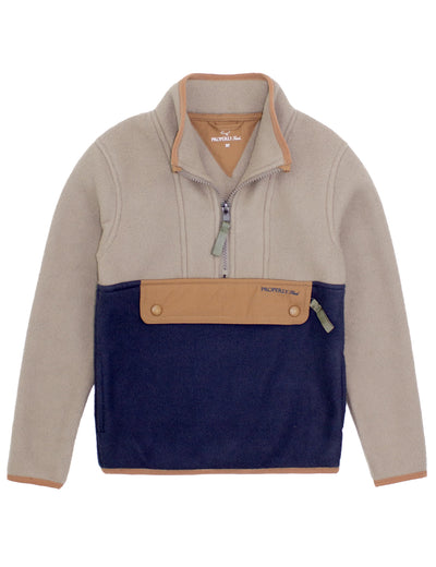 properly tied Wallaby Pullover - Lake fleece