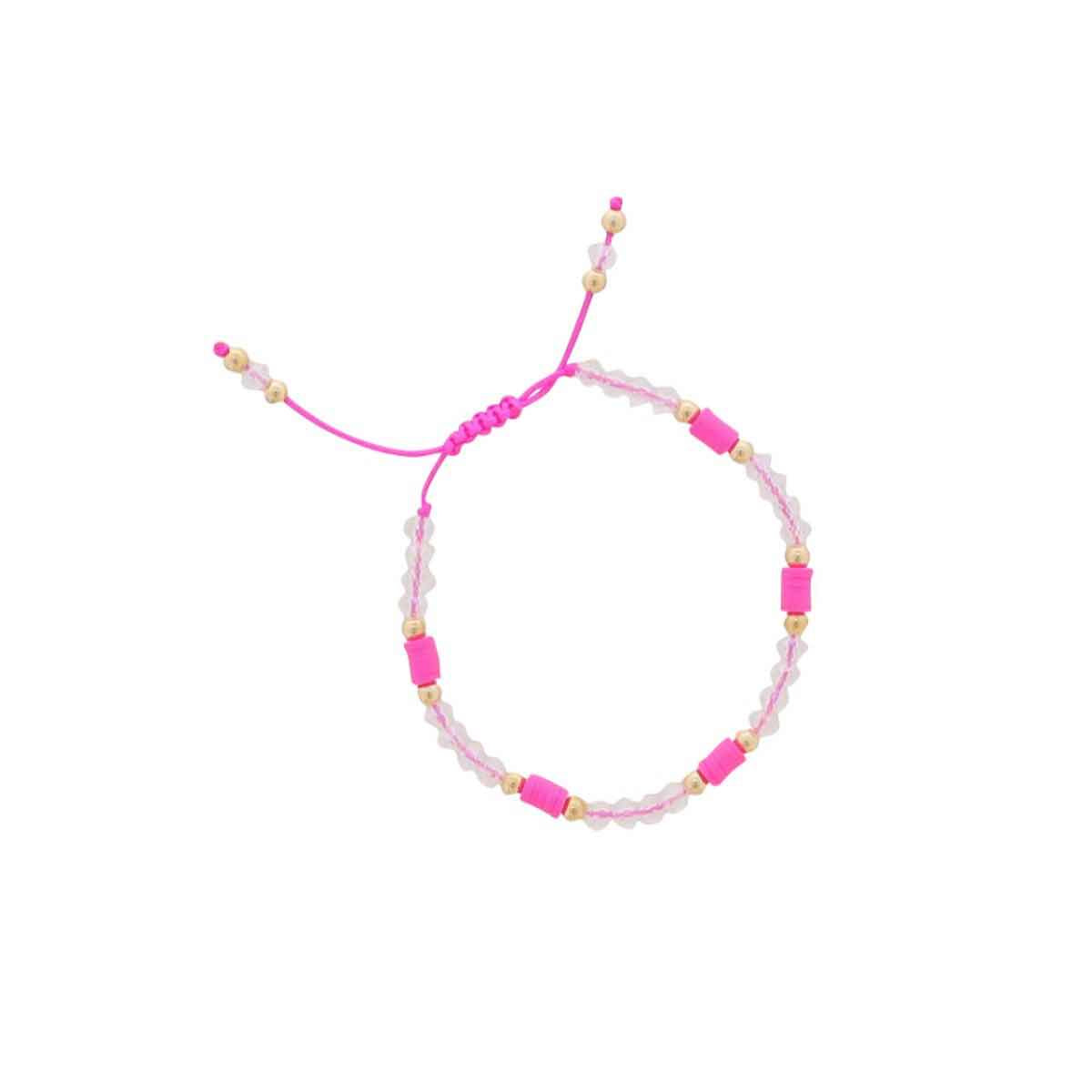 Bracelet - Pulley - Hot Pink