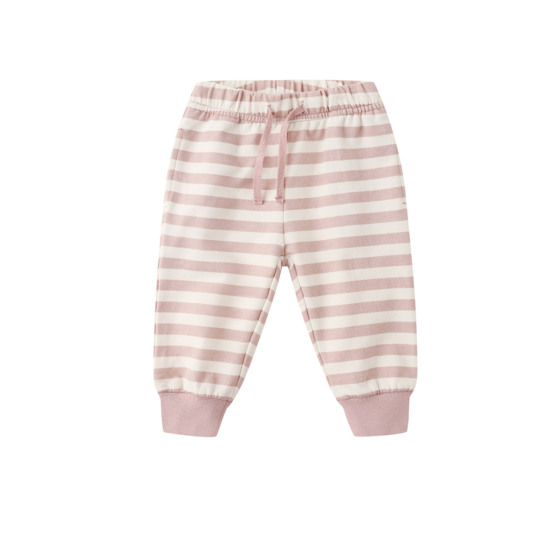 Relaxed Sweatpants - Pink Stripe