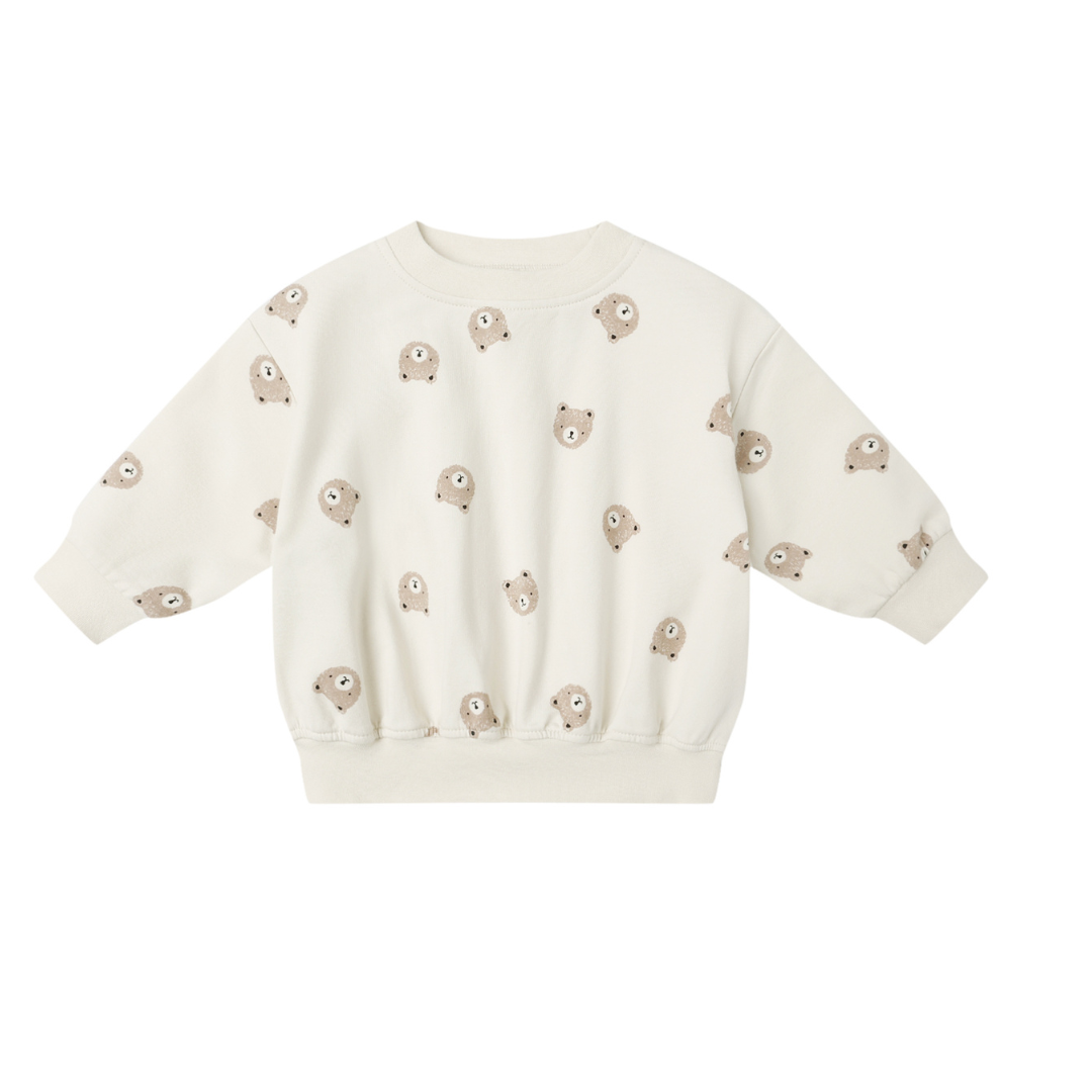 Relaxed Sweatshirt - Brown Bear