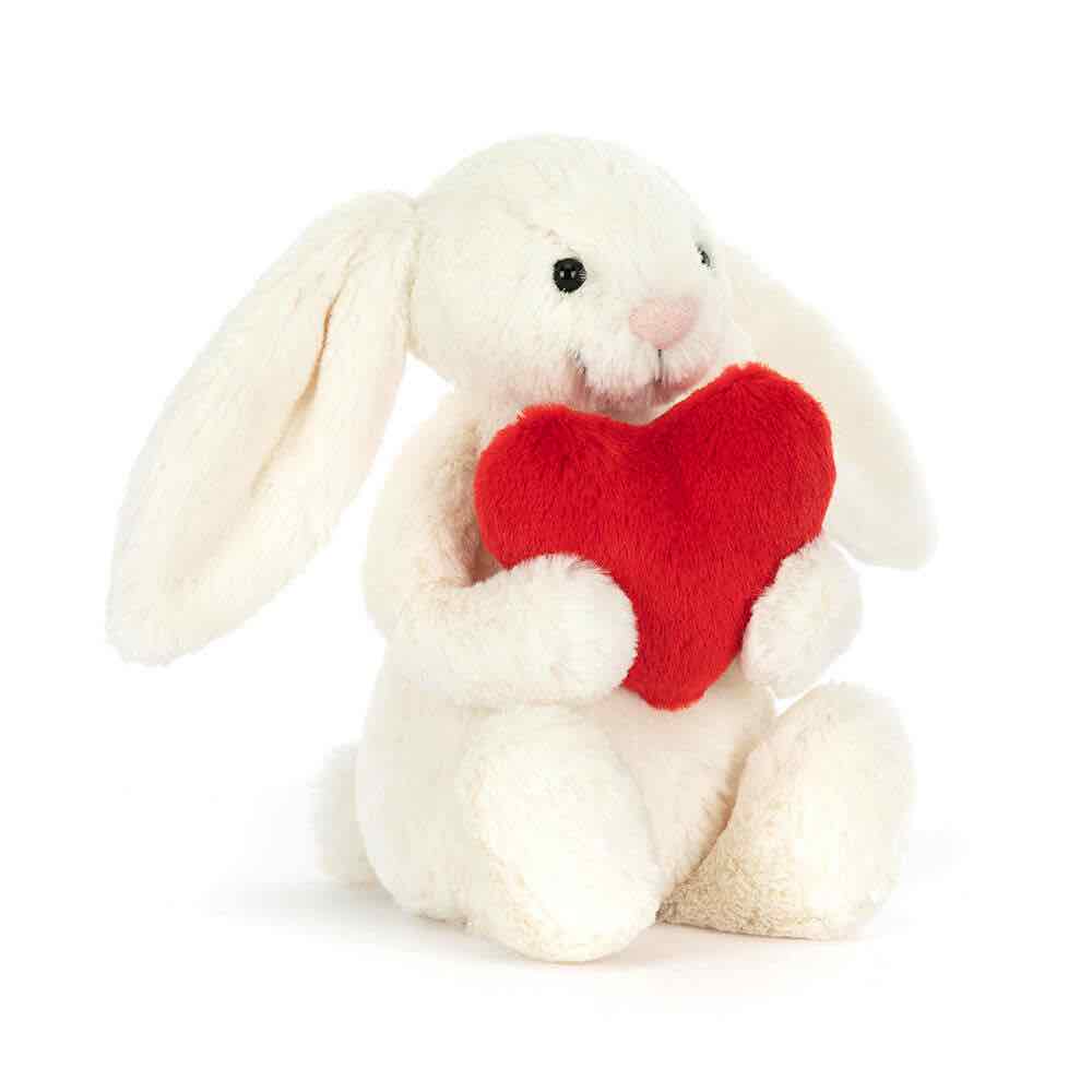 Bashful Red Love Heart Bunny - Little