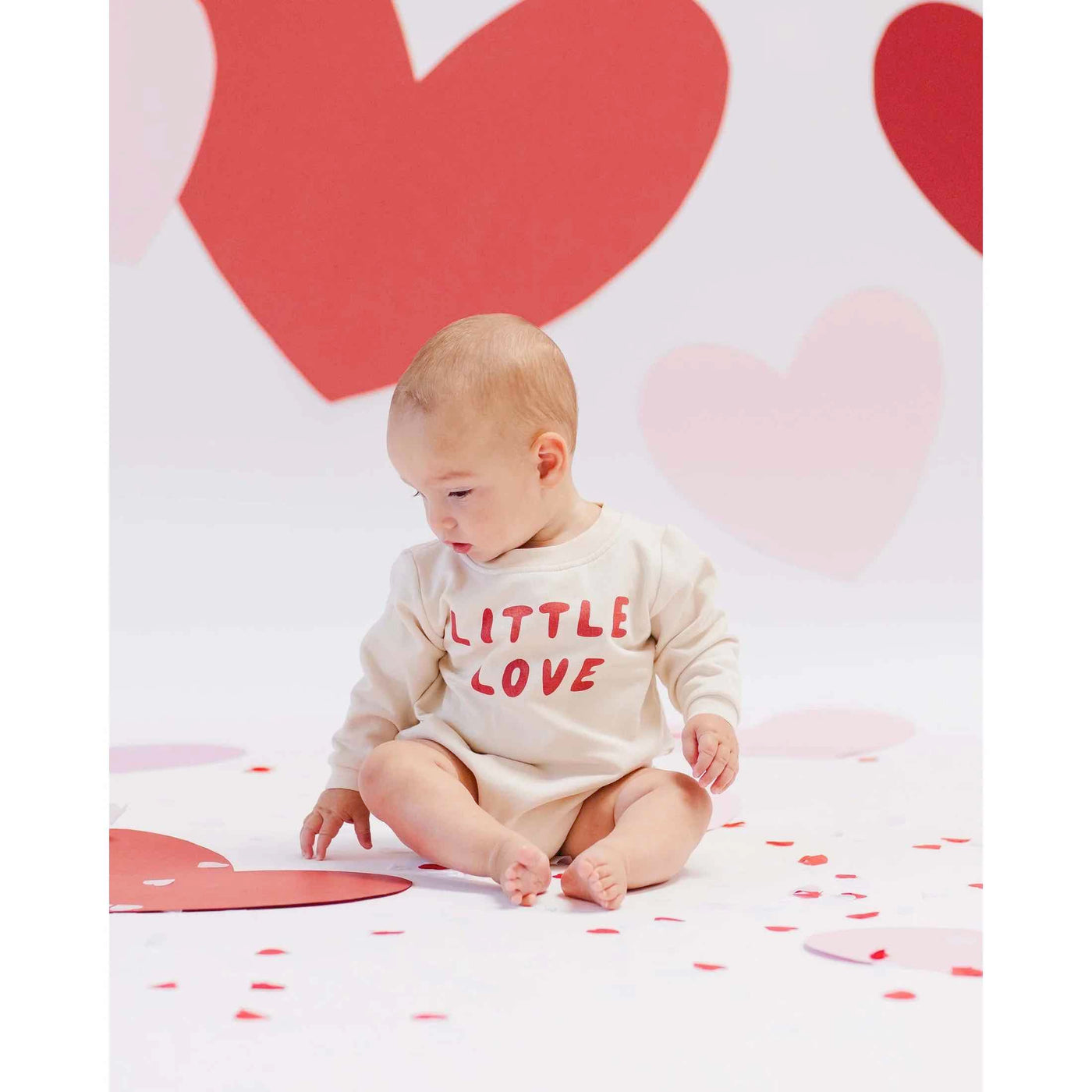 Crewneck Bubble Romper - Little Love