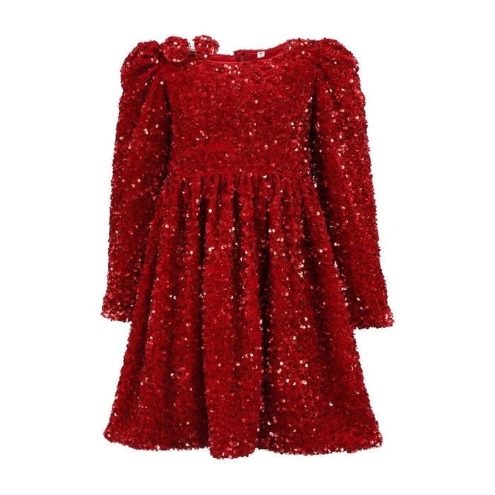 Ruby Party Shimmer Dress
