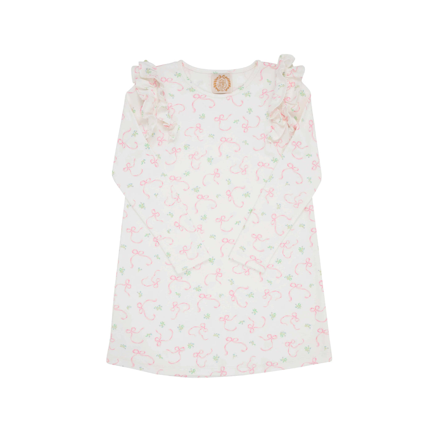 Long Sleeve Ruehling Ruffle Dress Rambling Ribbons