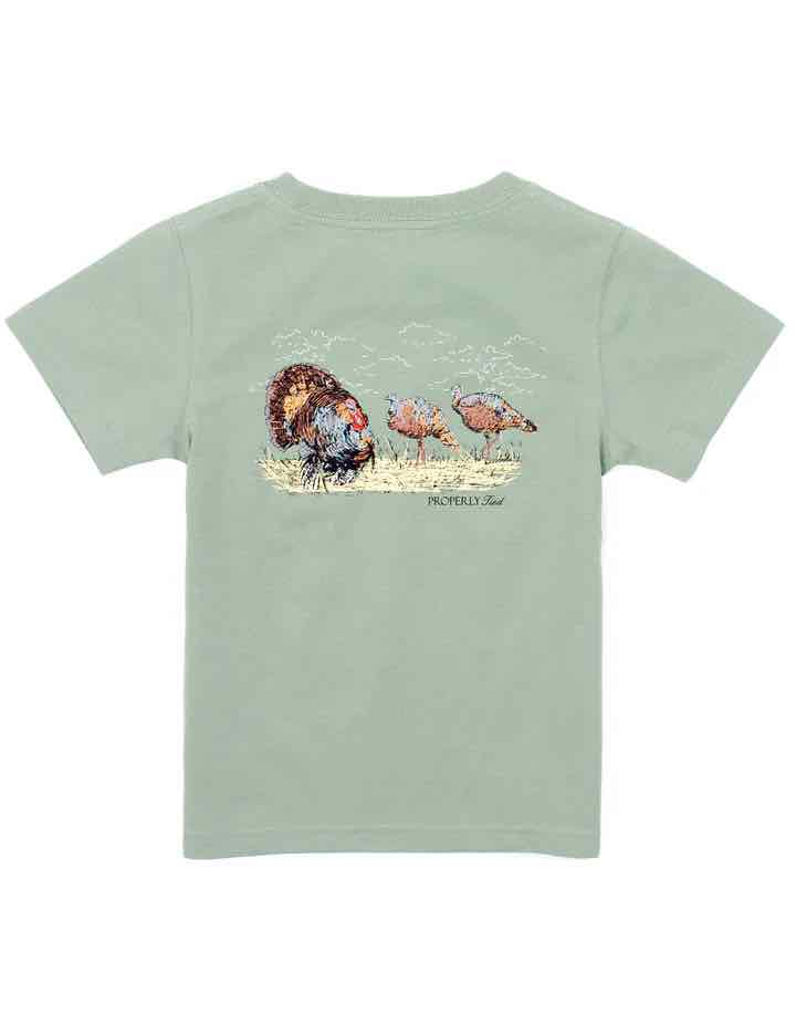 T-Shirt Short Sleeve - Turkey Hunt - Sage