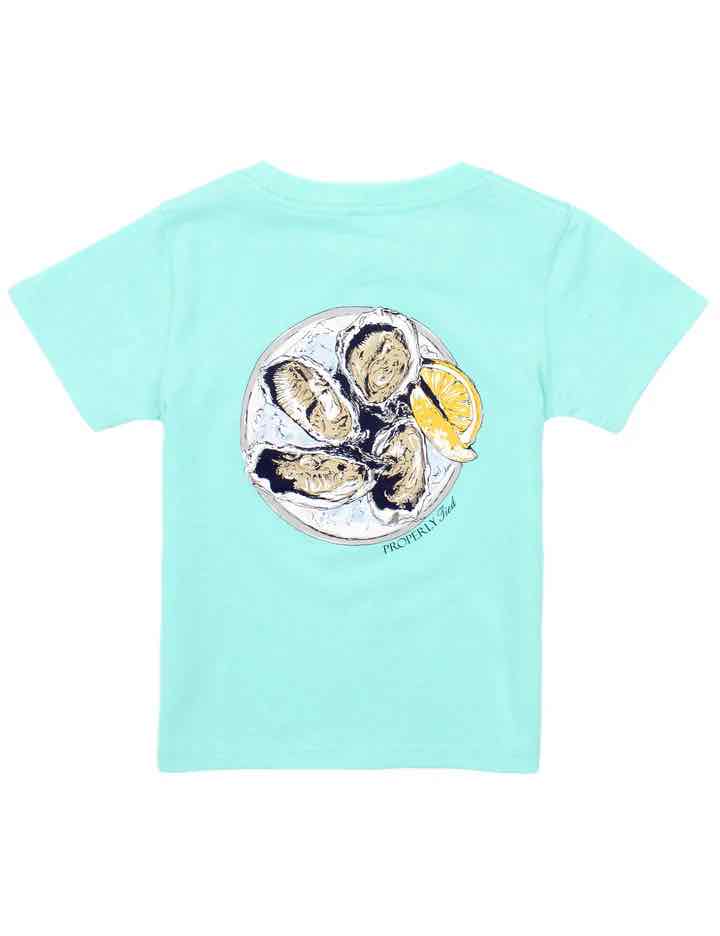 T-Shirt Short Sleeve - Oyster Tray - Seafoam