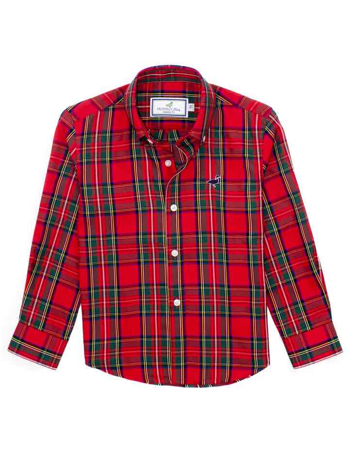 properly tied Seasonal Sportshirt - Yuletide