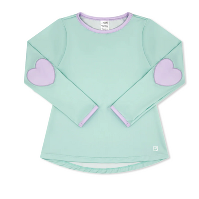 set athletics lullaby set Kylie T Long Sleeve - Cool Mint Petal Purple