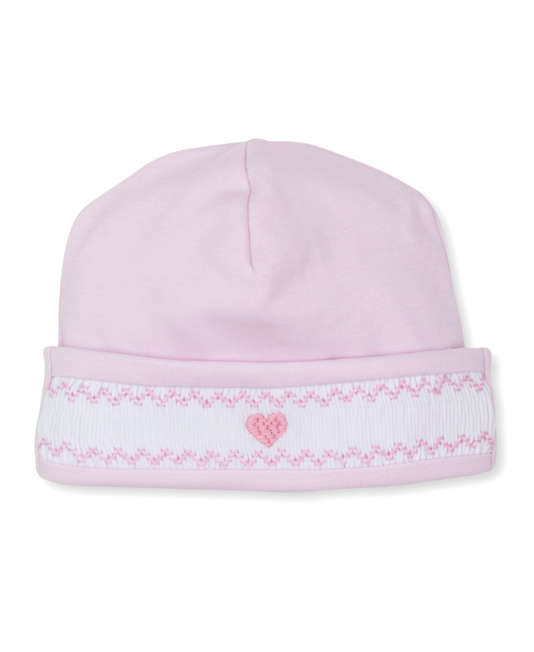 Smocked Hearts Sack Gown and Hat SET