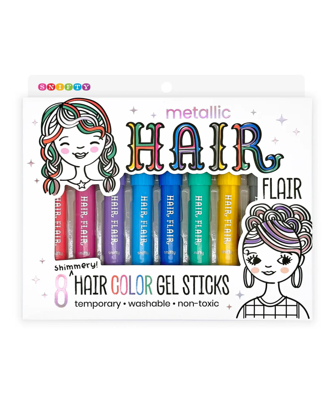 snifty Hair Flair Metallic Gel Sticks