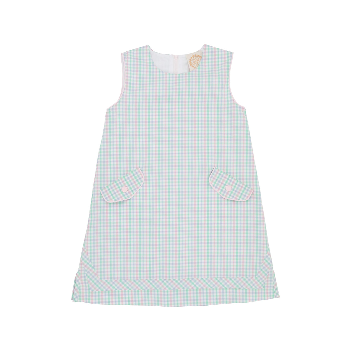 Taylor Tunic Dress - Sir Proper's Preppy Plaid With Palm Beach Pink