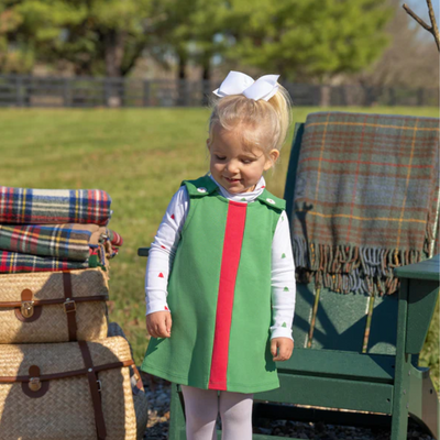 Juliet Jumper - Kiawah Kelly Green with Richmond Red