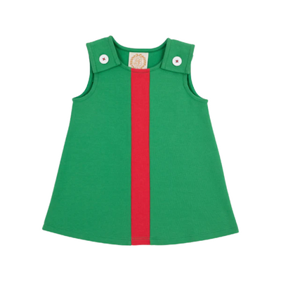 tbbc Juliet Jumper - Kiawah Kelly Green with Richmond Red