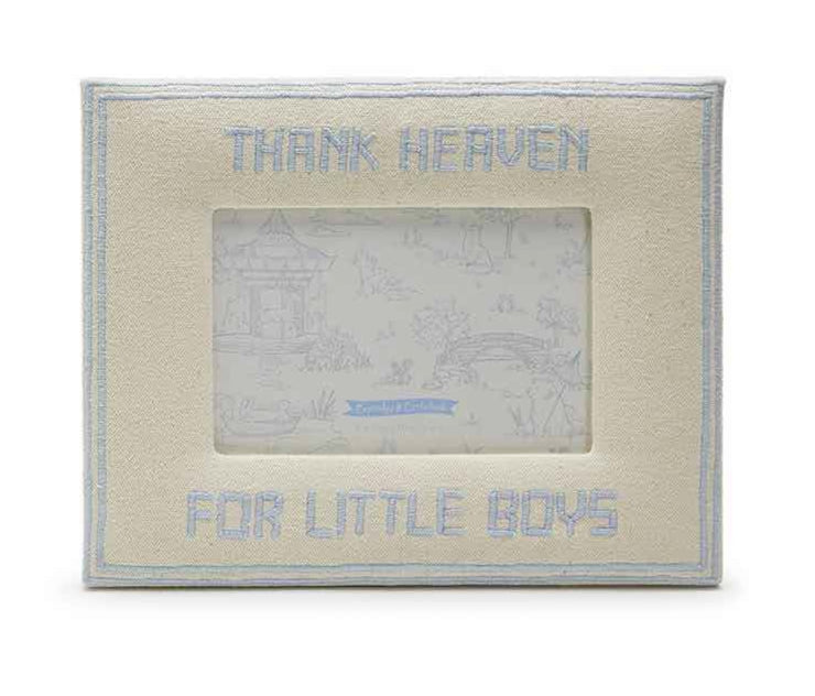 two's company picture frame thank heaven for little boys