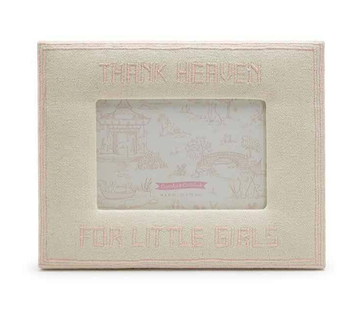 tow's company picture frame thank heaven for little girls