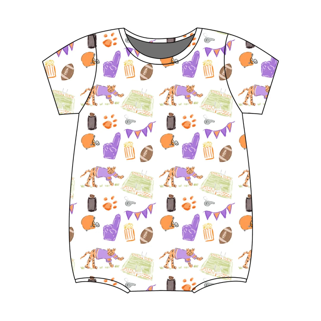 three little ducks Bates Bubble - Game Day Tiger Paws clemson tigers