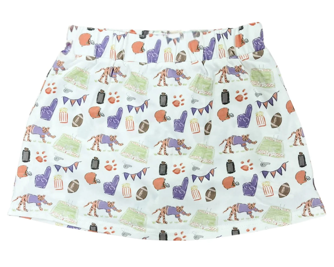 three little ducks Sara Catherine Skort - Game Day Tiger Paws clemson tigers