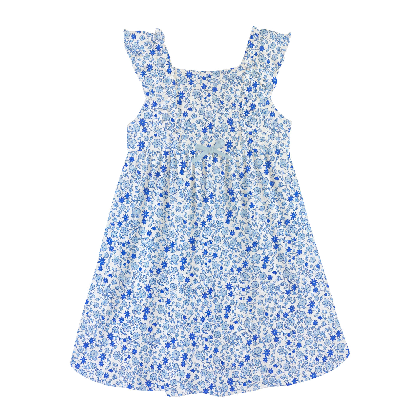 Dress - Tiny Flowers Blue