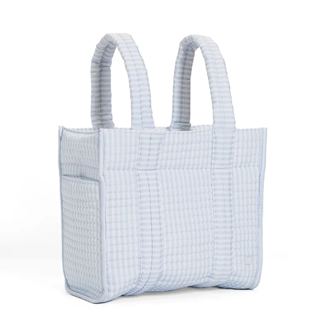 TRVL Quilted Mini Go Go Tote - Pimlico Stripe Blue