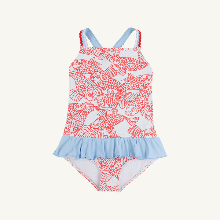 tbbc Taylor Bay Bathing Suit - Big Fish Red