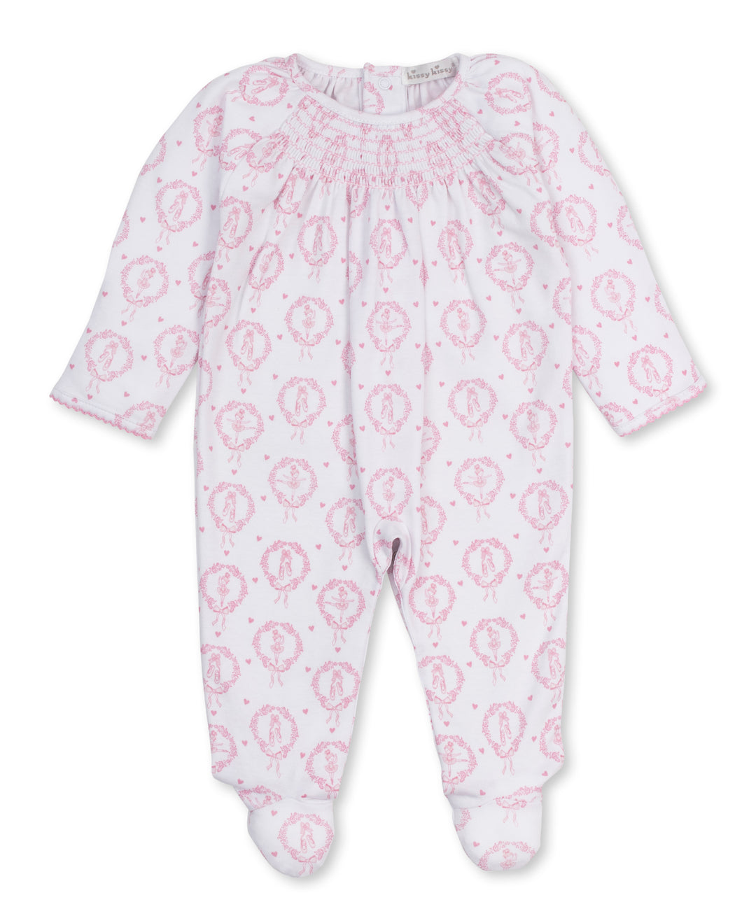kissy kissy Footie Smocked - Petite Pirouettes