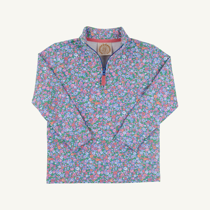 Canter Collar Half-Zip - Mountain Brook Mini Floral